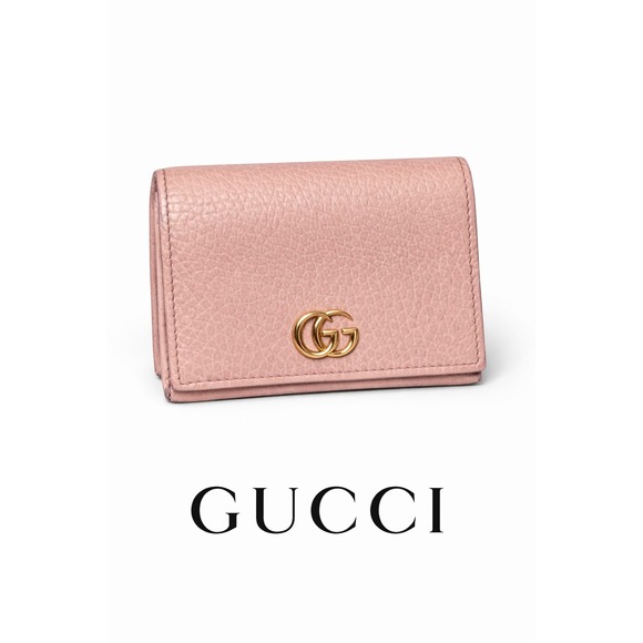 Gucci Handbags - Gucci GG Pink Leather‎ Wallet